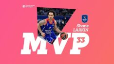 Euroleague’de 33. haftanın MVP’si Shane Larkin