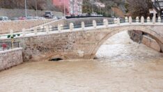 Harşit Çayı’nın su seviyesi aşırı derecede yükseldi
