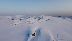 Kış Bayburt’ta etkisini sürdürüyor: Kartpostallık manzaralar…