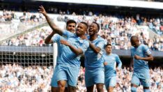 Manchester City farkı attı, Gabriel Jesus ilki yaşadı: 5-1