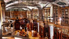 Sanat eseri gibi kütüphane