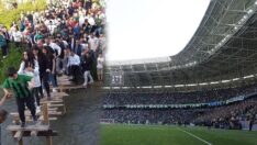 Taraftarın ulaşım çilesi: Milyonlar harcanan stada dere atlayarak gidiyorlar