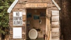 Telefonunu almak isterken tuvalete düştü