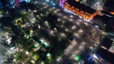 Trabzon’da Atatürk Alanı hınca hınç doldu! Tarihi gece