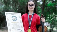 13 yaşındaki Cansu Sara Takmaz Guinness Rekorlar Kitabı’na girdi