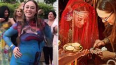 6 aylık hamile Demet Evgar kına gecesi yaptı