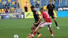 Ankaragücü Boluspor karşısında son dakikada yıkıldı