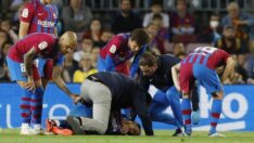 Barcelona’da korkutan anlar! Ronald Araujo hastaneye kaldırıldı