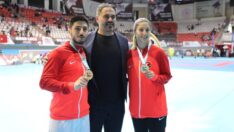 Eda ve Erman Eltemur kardeşlerden altın madalya