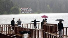 Gölcük Tabiat Parkı ziyaretçi akınına uğradı