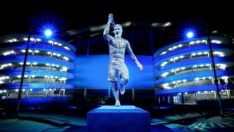Manchester City, Sergio Agüero’nun heykelini dikti