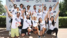 Omurilik felçlilerine destek için koştular