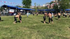 Pehlivanlar Kağıthanede er meydanına çıktı 