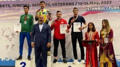 Polis memuru Furkan Çiçek, Kick Boks Dünya Kupası’nda 3. oldu