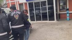 Rambo Okan bu sefer Boğaz’da ortaya çıktı: Trabzonspor bayrağını kesmeye çalışırken yakalandı