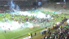 Saint Etienne küme düştü, Fransa karıştı! 17 yaralı