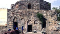 Teröristlerin ateşe verdiği 500 yıllık hamamda restorasyon bitti