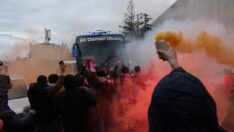 Trabzonspor’a coşkulu uğurlama