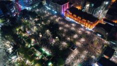 Trabzonspor’un şampiyonluk etkinliğine 100 binin üzerinde kişi katıldı