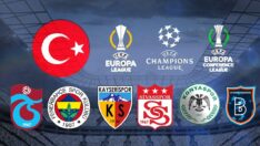Türk takımlarının Avrupa seferi belli oldu! İşte tarihler ve maçlar…