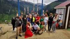 Uzungöl’e Gürcü turistlerden yoğun ilgi