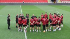 A Milli Takım, Litvanya maçı hazırlıklarına başladı