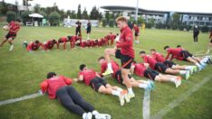 A Milli Takım salonda çalıştı