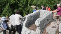 Kent merkezindeki 1800 yıllık yaşam alanı, talan edildi