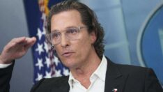 Matthew McConaughey Beyaz Saray’da silahsızlanma çağrısı yaptı