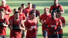 Galatasaray’ın yeni transferleri antrenmana katıldı