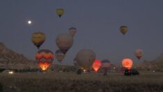 Kapadokya’da görsel şölen devam ediyor