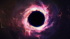 NASA ışık halkalarıyla çevrili bir kara deliğin fotoğrafını yayınladı