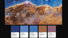 Pantone, James Webb’in yakaladığı görüntüler için renk paleti yayınladı
