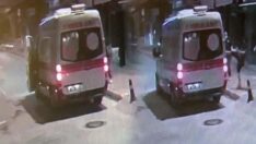 Sağlık ekibine kaldırım taşıyla saldırdılar