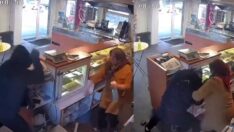 Türk kadın soyguncuları toz beziyle geri püskürttü