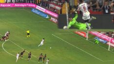 Antalyaspor Galatasaray maçına damga vuran pozisyon!