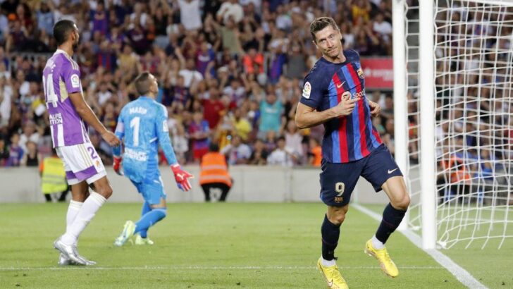 Barcelona, ligde Valladolid’i 4-0’la geçti, Lewandowski yıldızlaştı