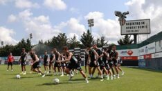 Beşiktaş günün ilk çalışmasını gerçekleştirdi