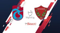 CANLI İZLE | Trabzonspor Hatayspor maçı canlı yayın