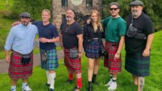 Cem Yılmaz ve Uraz Kaygılaroğlu kilt giydi