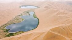 İçinde 100’den fazla göl olan çöl