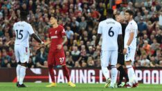 Liverpool’un yeni yıldız Darwin Nunez rakibine kafa attı!