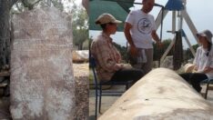 Nysa Antik Kenti tarihini aydınlatacak 1800 yıllık 2 ayrı ‘onurlandırma yazıtı’ bulundu