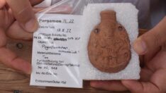 Pergamon kazılarında hacı şişesi bulundu