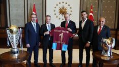 Trabzonspor, Süper Kupa’yı Erdoğan’a götürdü