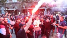 Yüzlerce Türk akın etti! Trabzonspor’un Kopenhag maçına büyük ilgi…