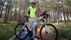 62 yıldır bisikletten vazgeçmedi