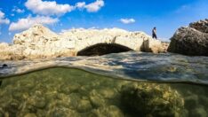 Batık kent Augusta su altı kamerasıyla görüntülendi