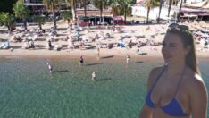 Bodrum’da plajlar yabancı turistlere kaldı
