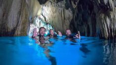 Dünyaca ünlü falezlerin su altındaki eşsiz güzelliği